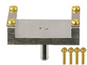 EM-Tec SC2R recessed SampleClamp SEM holder, 25x15mm sample area, pin